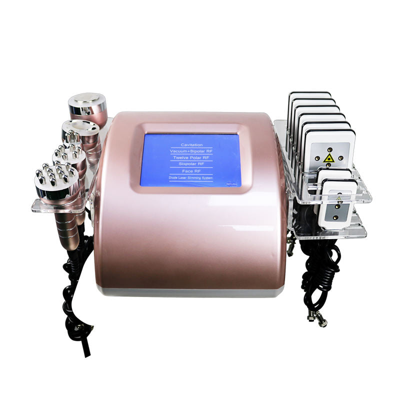 6 in 1 40K Cavitation Slimming Machine Rose Gold