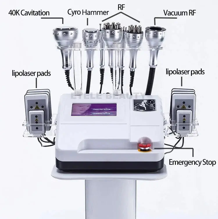 9 in 1 Cavitation 40k Vacuum RF Body Slimming Lipo Machine