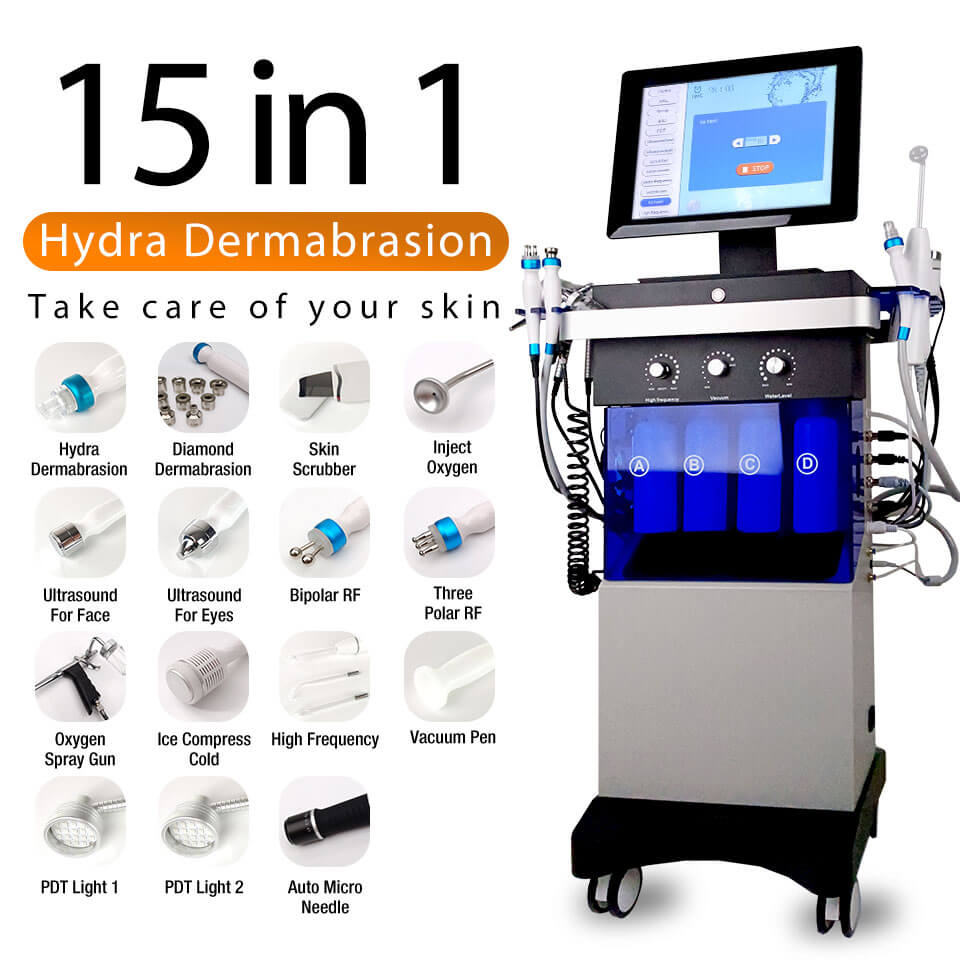 15 in 1 Microdermabrasion System Hydrafacial Machine