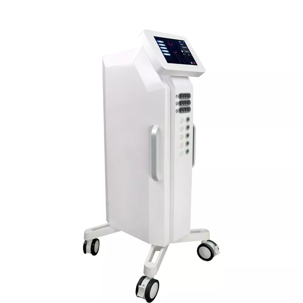 Máquina de drenaje linfático de presoterapia vertical 3 en 1 